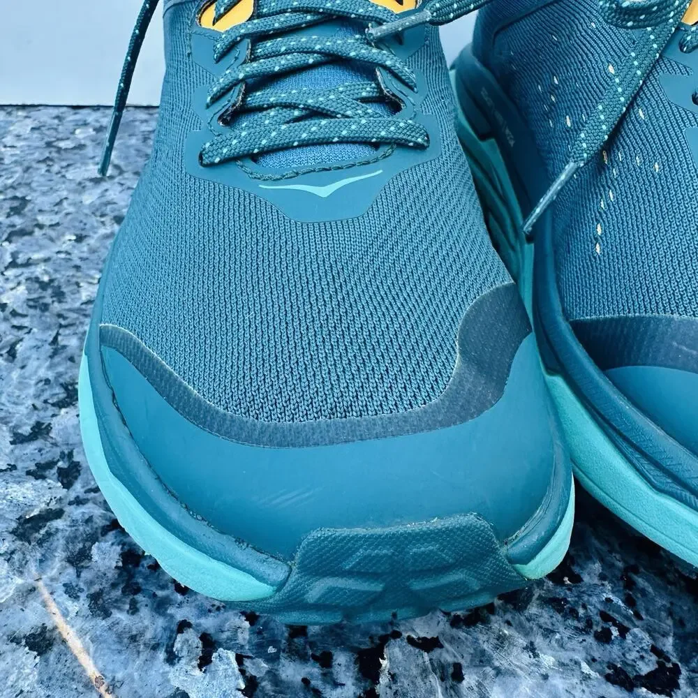 Hoka One Challenger ATR 6 Shoes Womens SZ 9.5 D Green Running Sneakers Deep Teal